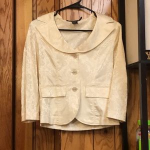 Cream blazer